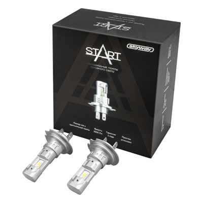 Лампочка диод H7 SKYWAY START 12V 40W 5000Лм