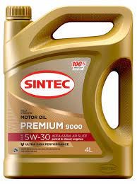 Масло SINTEC Premium 9000 5W30 SL/SF синт.4л