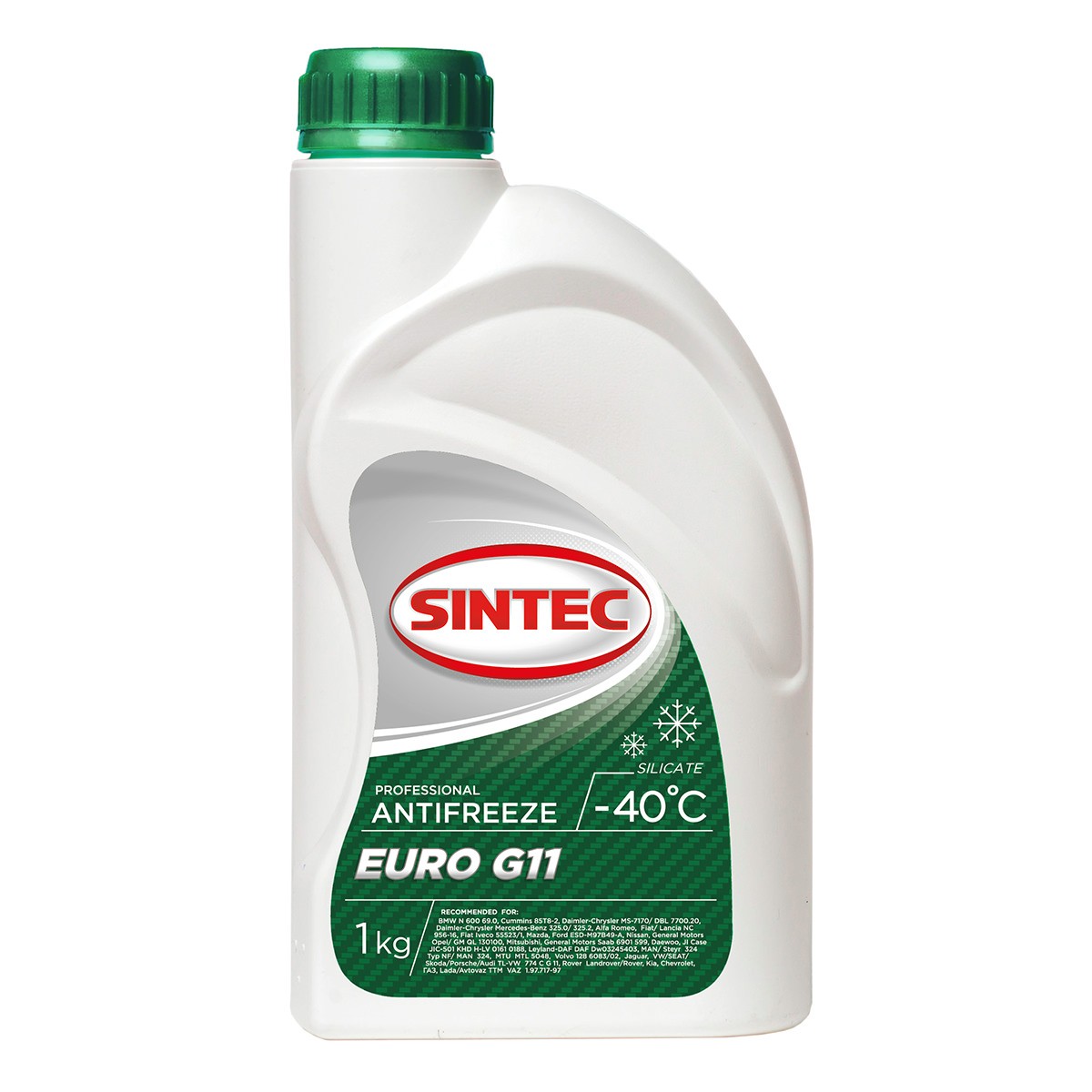 Антифриз SINTEC Euro G-11 зеленый 1л