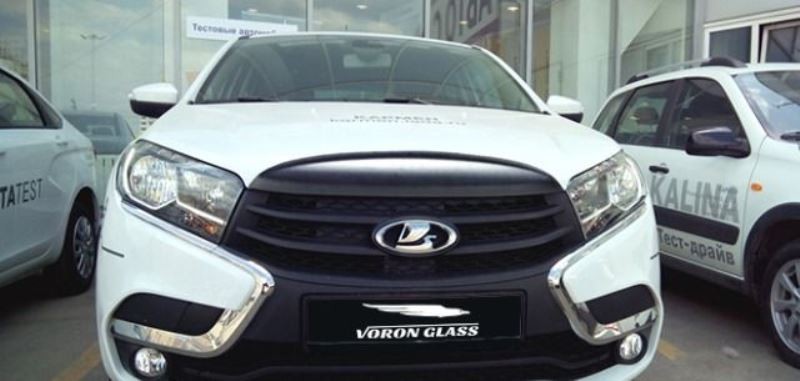 Спойлер капота LADA VESTA короткий AZARD