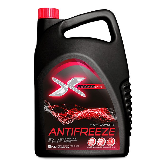 Антифриз X-Freeze Red G-12 красный 5л.