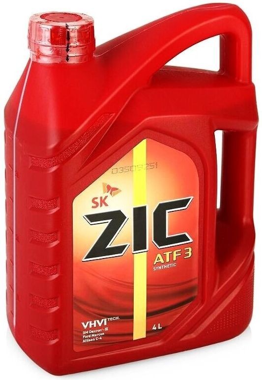 Масло ZIC ATF 3 4л.