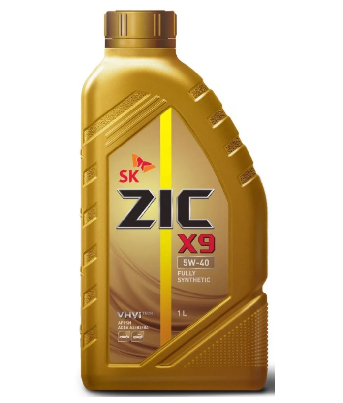 Масло ZIC X9 5W40 SN | A3/B3, A3/B4 1л