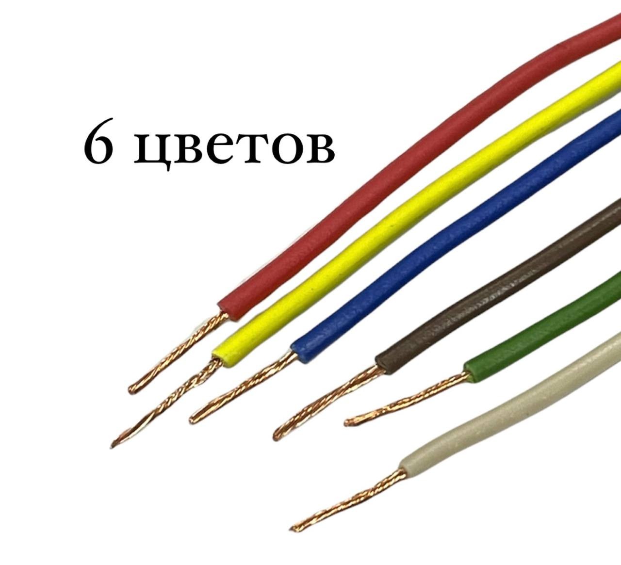 Провод  ПГВА 0.75 квадрата медь черный (г.Тверь)